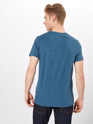 Superdry Regular Fit T-Shirt in Blau