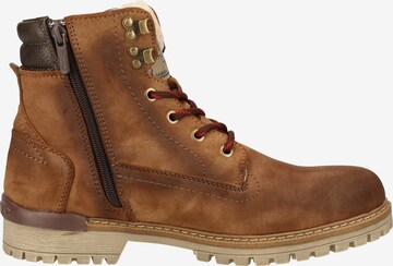 MUSTANG Lace-Up Boots in Brown