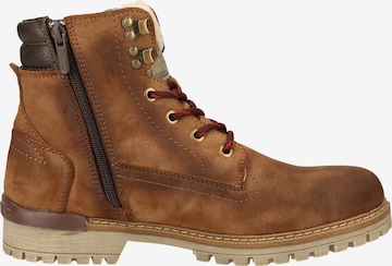 MUSTANG Lace-Up Boots in Brown