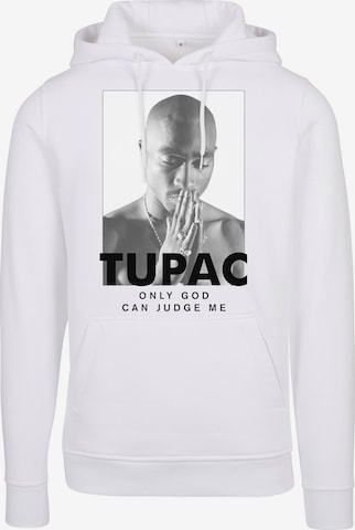 Mister TeeSweater majica '2Pac Prayer' - bijela boja: prednji dio