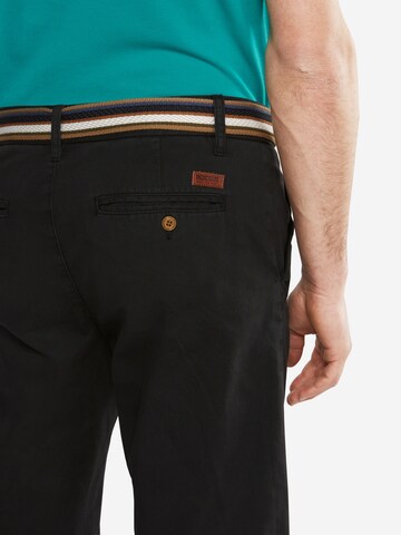 INDICODE JEANS Regular Chino-Shorts 'Royce' in Schwarz