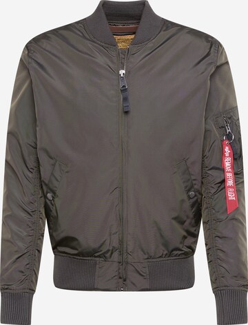 ALPHA INDUSTRIES Демисезонная куртка 'MA-1 TT' в Серый: спереди