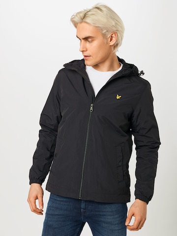 Veste mi-saison Lyle & Scott en noir : devant