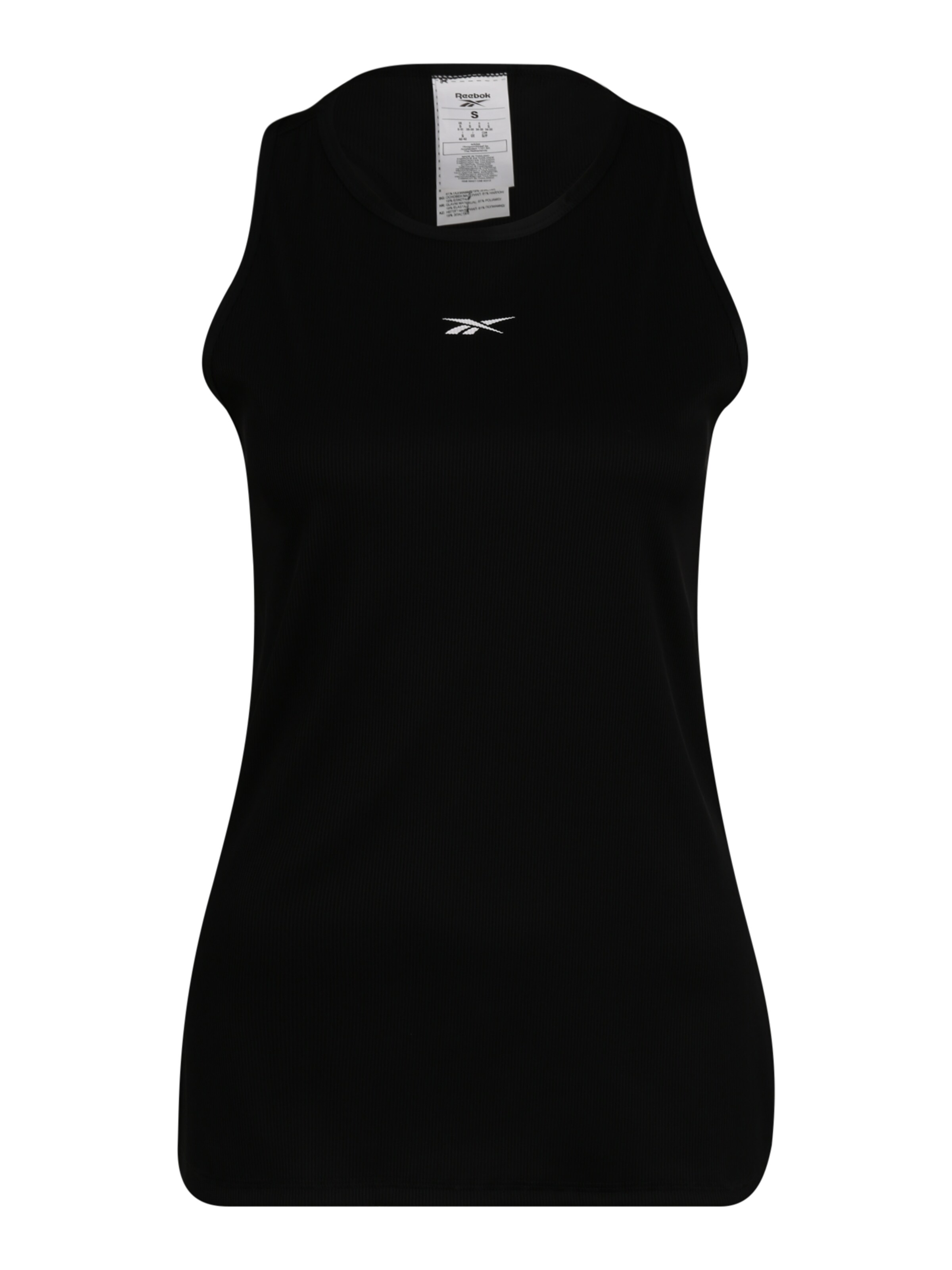 Haut Reebok en noir : devant