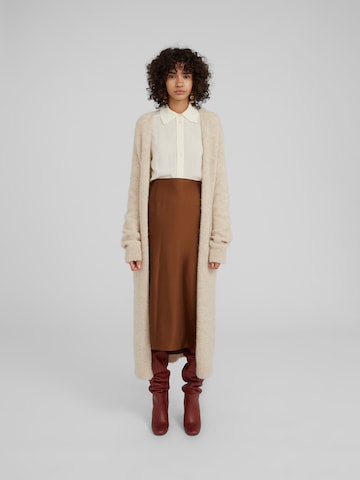 EDITED Knitted Coat 'Caesar' in Beige