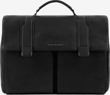 Piquadro Document Bag in Black: front