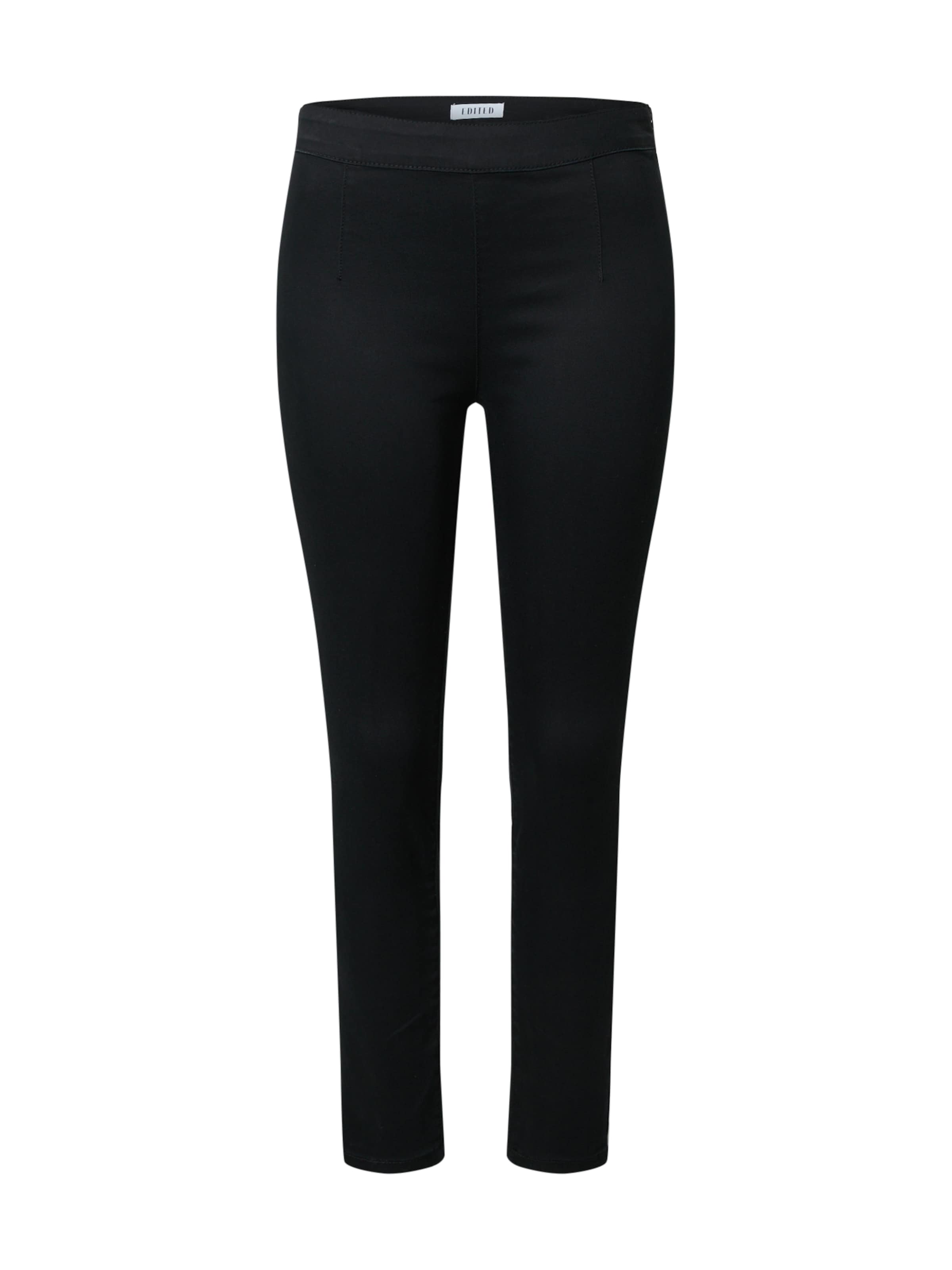 EDITED Skinny Jeans 'Janetts' in Schwarz: Vorderseite