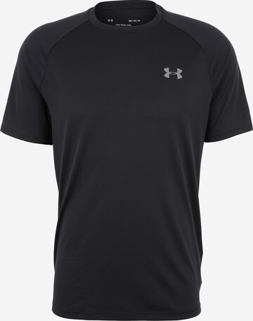 T-Shirt fonctionnel 'Tech 2.0' UNDER ARMOUR en noir : devant