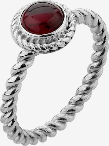 Nenalina Ring 'Geburtsstein - Januar' in Silver: front