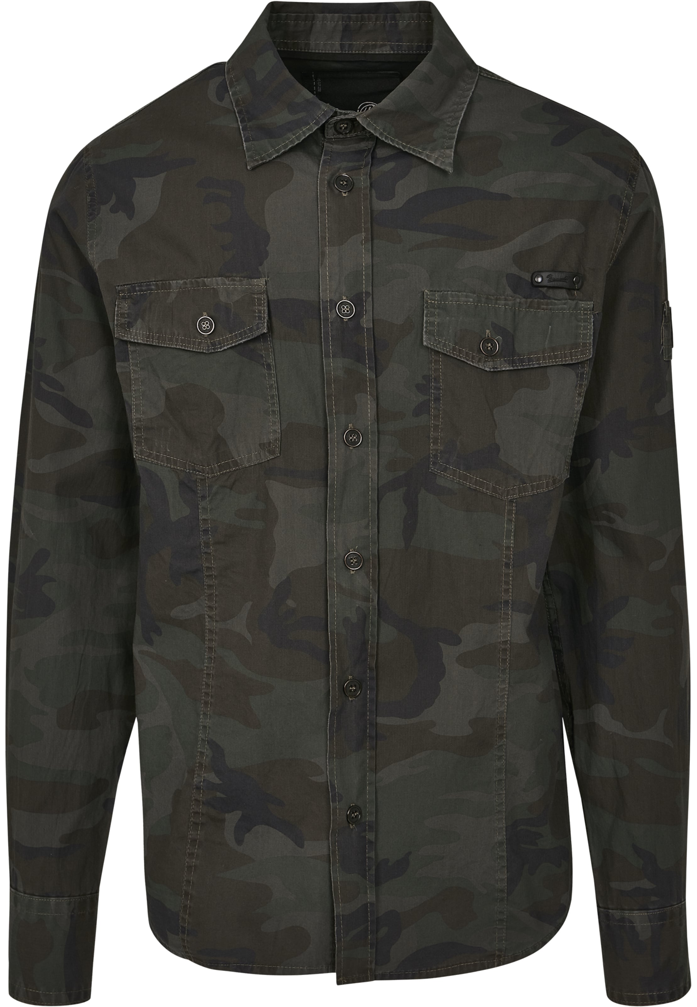 Brandit Skjorta i grön: framsida