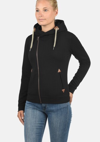 DESIRES Sweatjacke 'Vicky' in Schwarz: predná strana