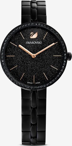 Swarovski Uhr in Schwarz: predná strana