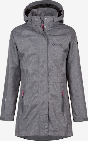 ZigZag Performance Jacket 'Rossiy' in Grey: front
