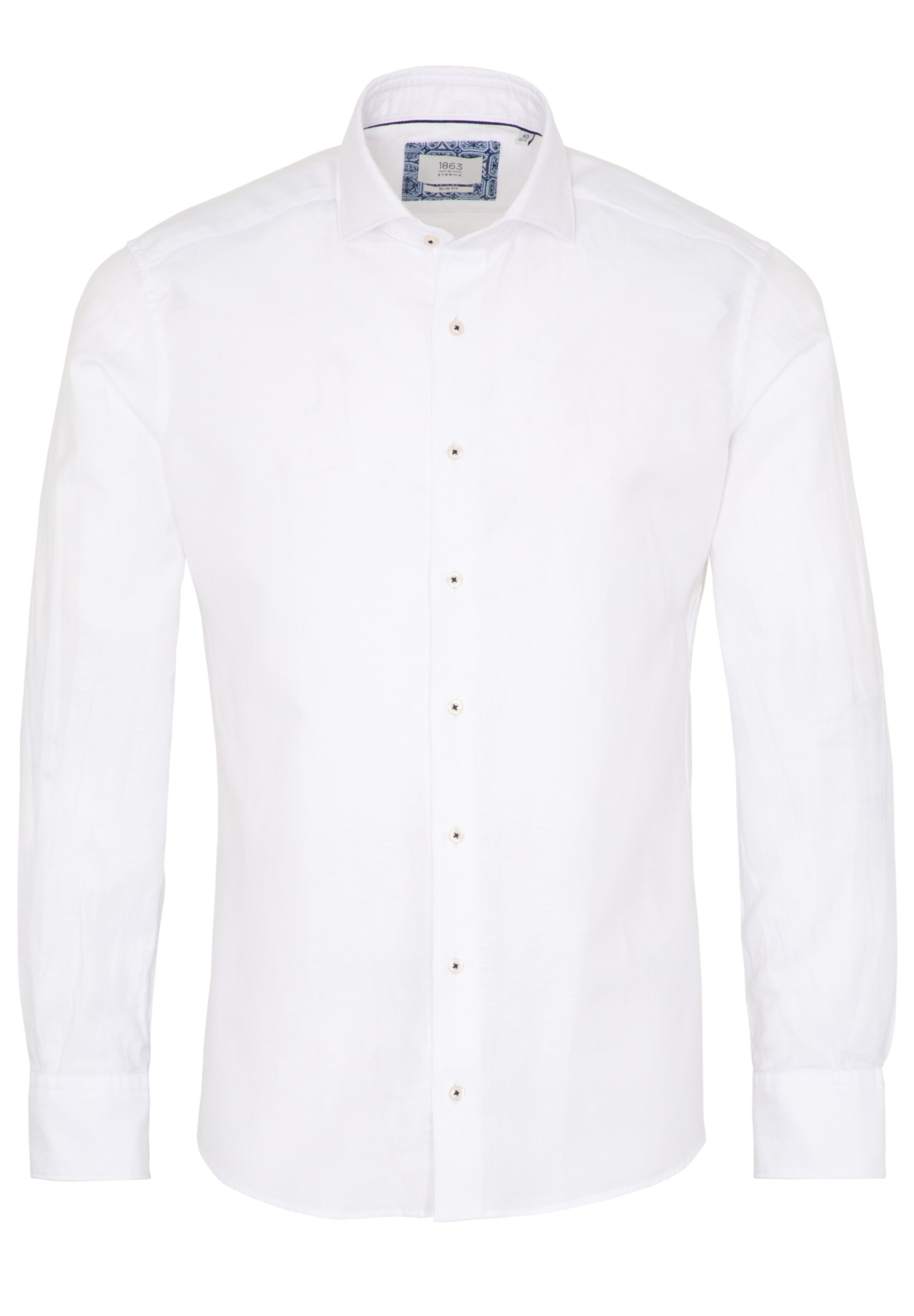 ETERNA Slim Fit Hemd in Weiß: Vorderseite