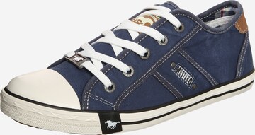 Sneaker bassa di MUSTANG in blu: frontale