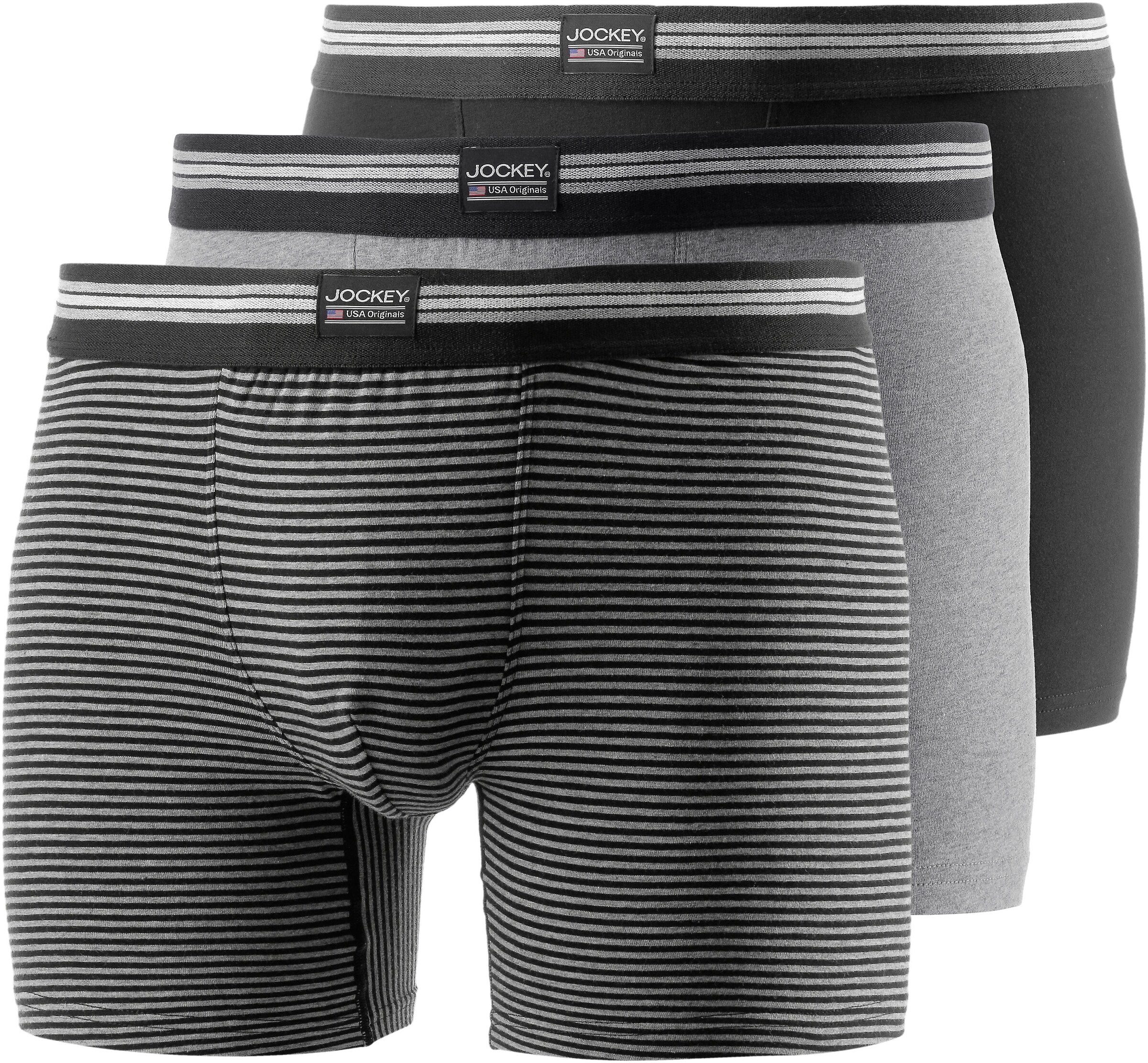 JOCKEY Boxer shorts in Grey: front