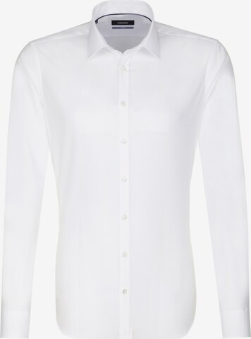 Coupe slim Chemise business SEIDENSTICKER en blanc : devant