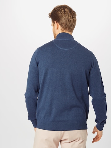 FYNCH-HATTON Regular fit Knit Cardigan in Blue