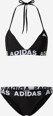 ADIDAS SPORTSWEAR Τρίγωνο Αθλητικό μπικίνι 'Beach' σε μαύρο: μπροστά