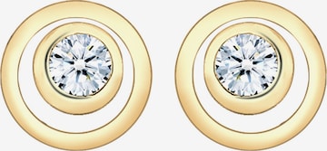 Elli DIAMONDS Oorbellen 'Kreis, Layer' in Goud: voorkant