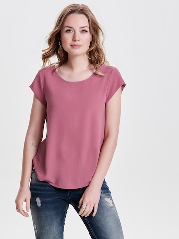 ONLY Blouse 'Vic' in Roze: voorkant