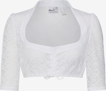 MARJO Traditional Blouse 'Becca-Emma' in White: front