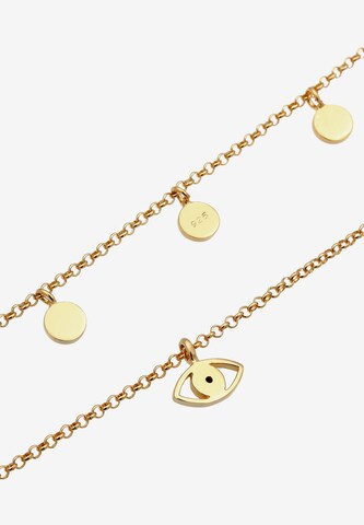 ELLI Halsband 'Evil Eye' i guld