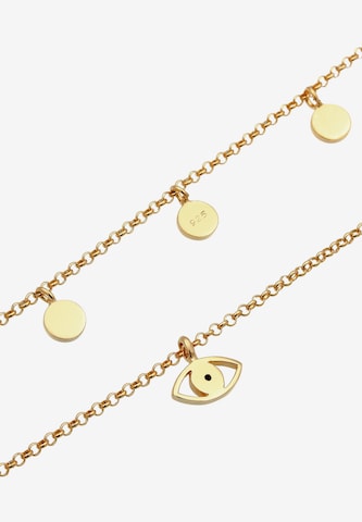 ELLI Ketting 'Evil Eye' in Goud