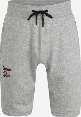 Superdry Regular Broek in Grijs: voorkant