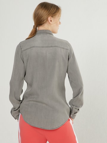 VILA Skinny Μπλούζα 'VIBISTA' σε γκρι: πίσω