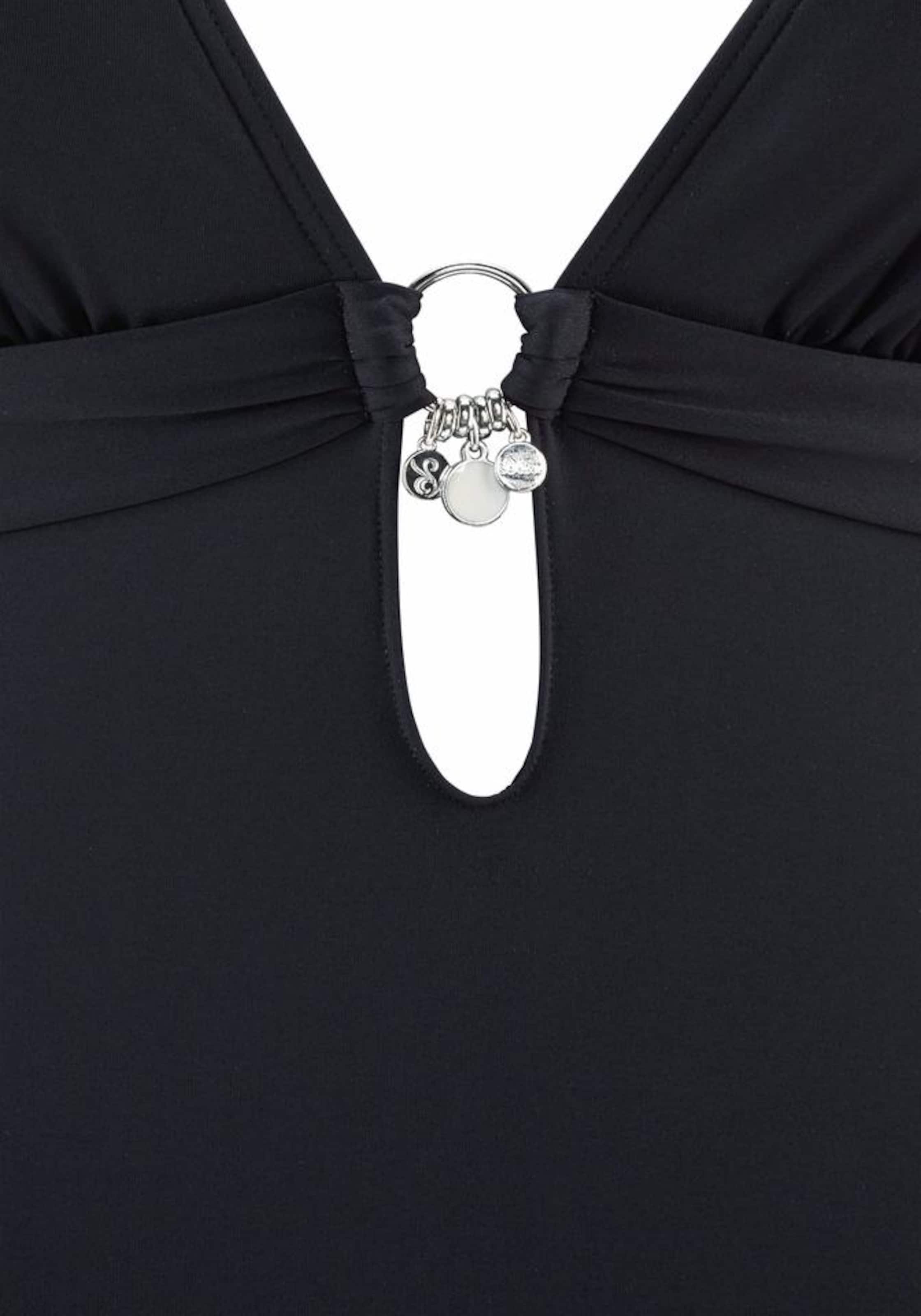 s.Oliver Τρίγωνο Ολόσωμο μαγιό σε μαύρο