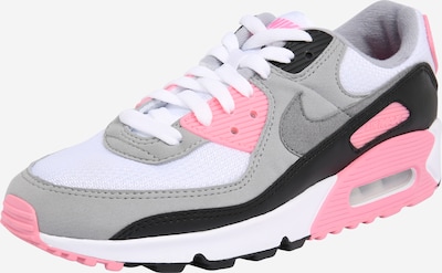 Nike Sportswear Baskets basses 'Nike Air Max 90' en gris / rose / blanc, Vue avec produit