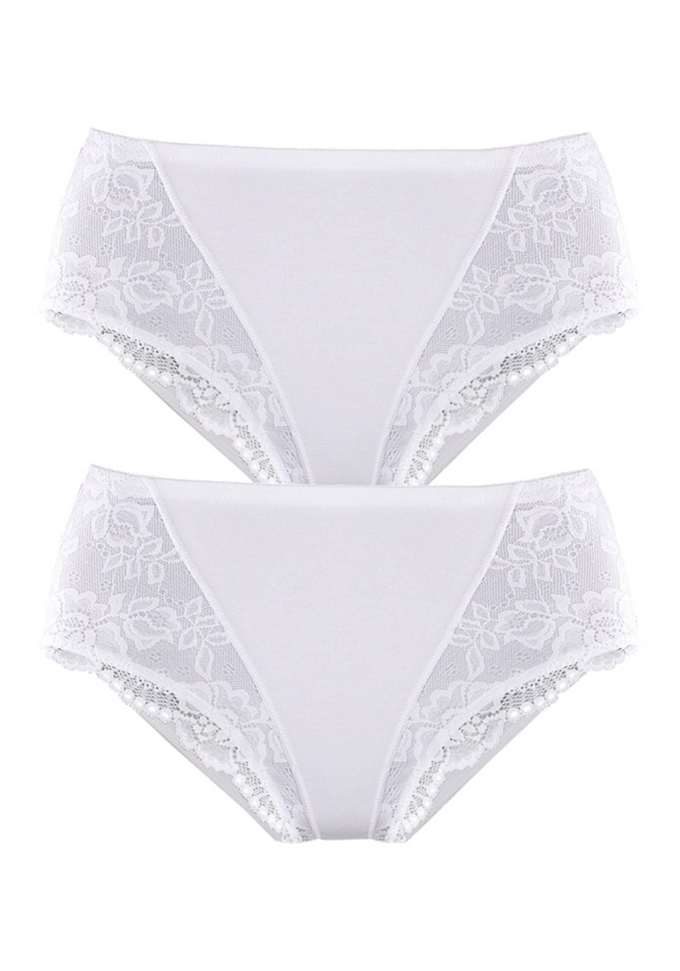 PETITE FLEUR Spodnje hlače za oblikovanje | bela barva: sprednja stran