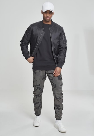 Urban Classics Between-Season Jacket in Black