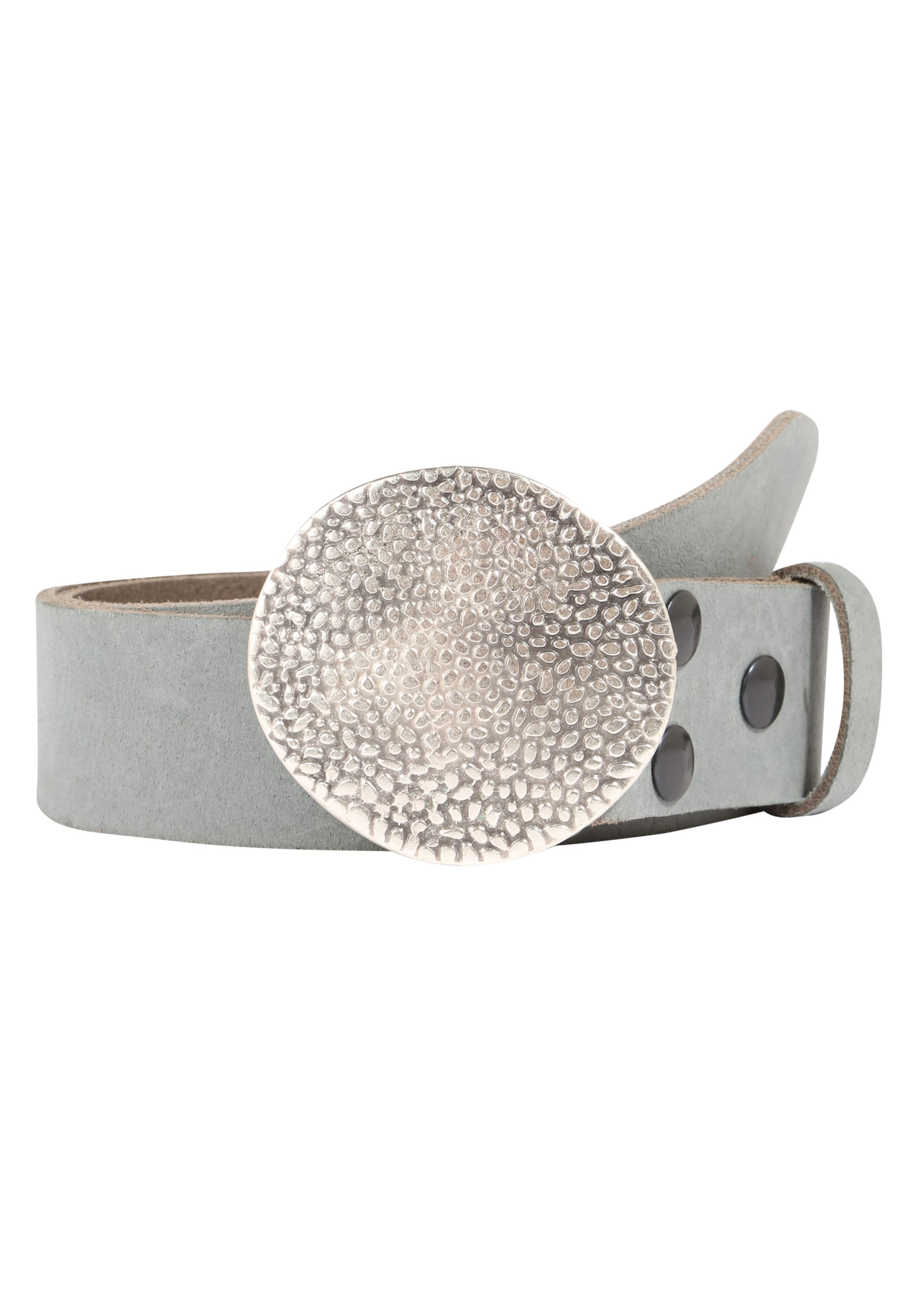 RETTUNGSRING by showroom 019° Belt in Grey: front