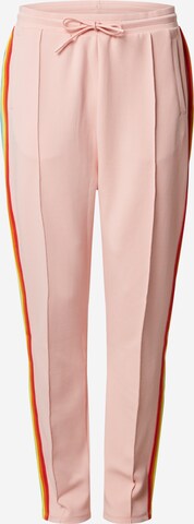 ABOUT YOU x Riccardo Simonetti Tapered Trousers 'Robin' in Pink: front