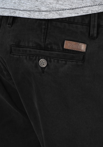 !Solid Regular Chino Pants 'Pinhel' in Black