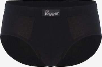 LE JOGGER Slip (4 Stck.) in Schwarz: predná strana