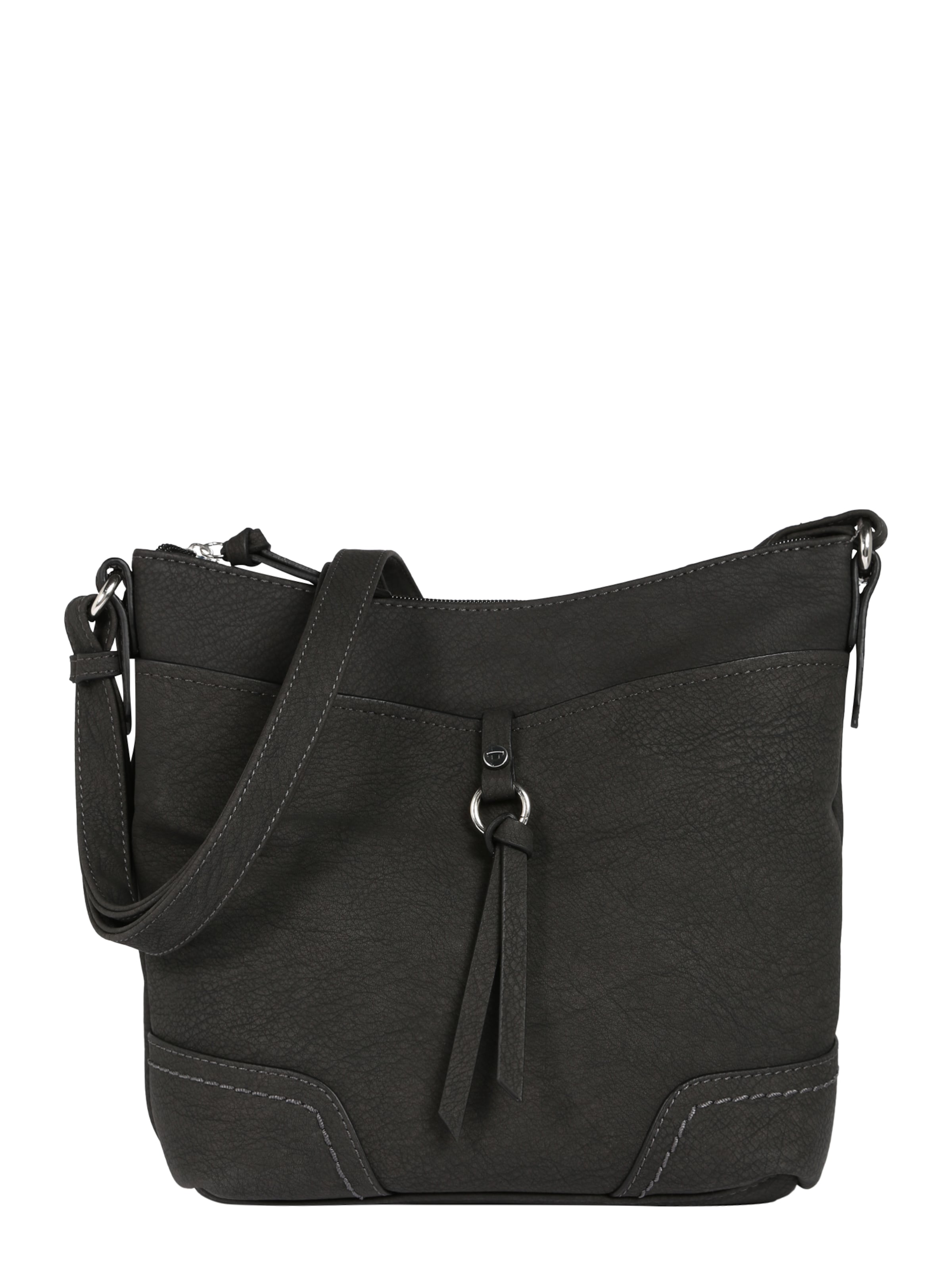 TOM TAILOR Crossbody bag 'IMERI' in Black: front