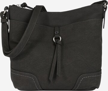 TOM TAILOR Crossbody Bag 'IMERI' in Black: front