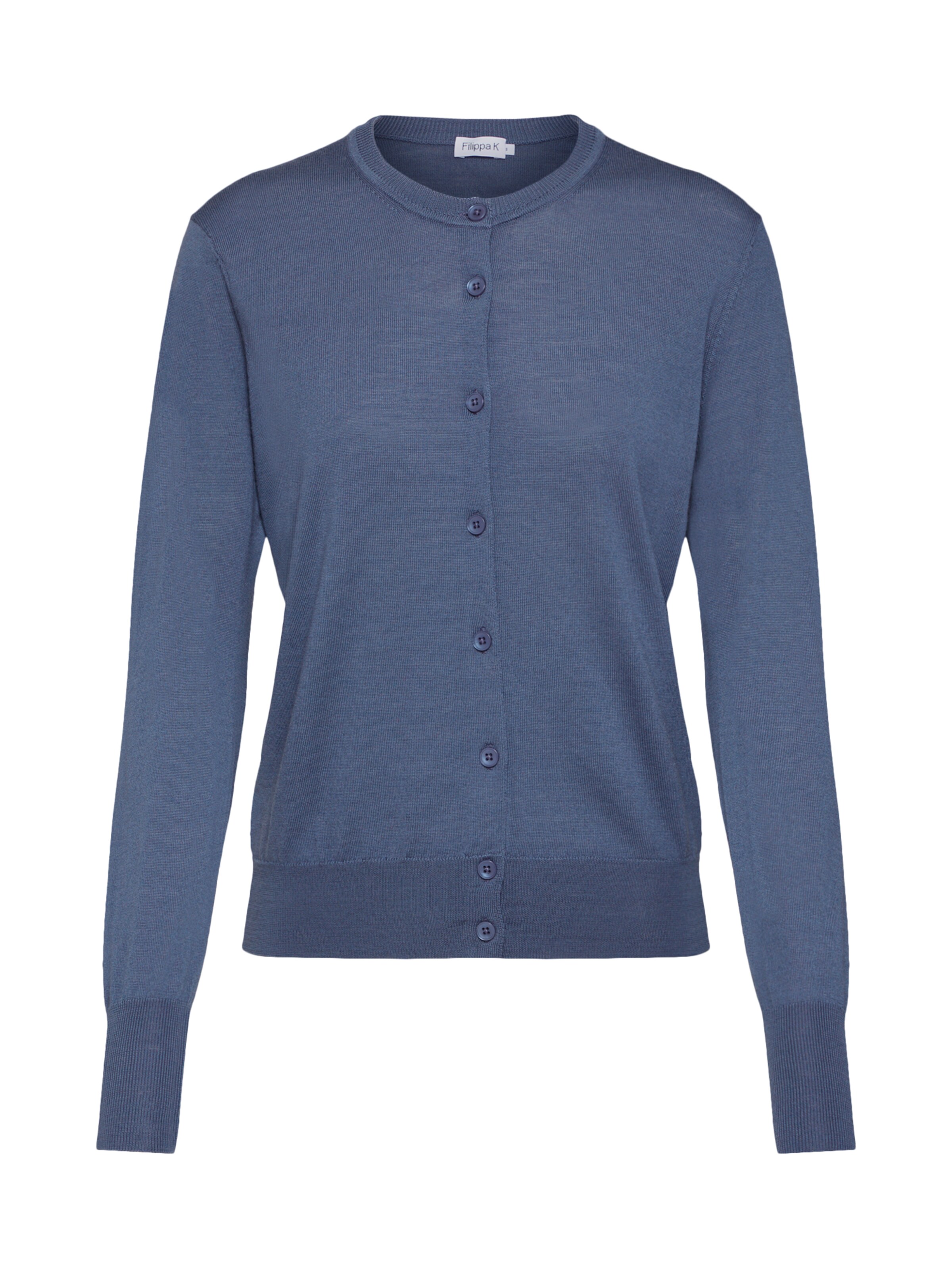 Filippa K - Strickjacke 'Merino Short Cardigan' in blau