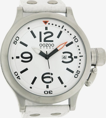 OOZOO Analog Watch in Silver: front