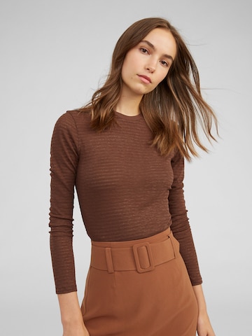 EDITED Shirt 'JENNA' in Brown