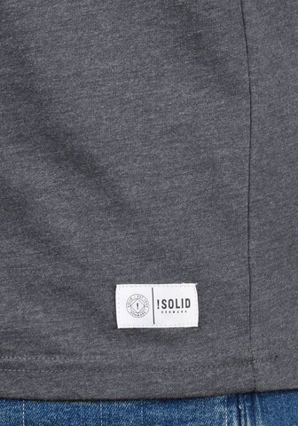 !Solid Rundhalsshirt 'Manoldo' in Grau