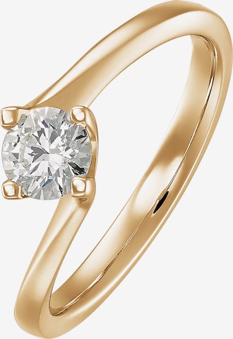 CHRIST Ring 'Diamonds' in Gold: predná strana