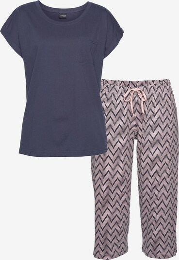 VIVANCE Pyjama en bleu marine / rose clair, Vue avec produit