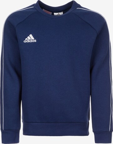 ADIDAS PERFORMANCE Sweatshirt 'Core 18' in Blue: front