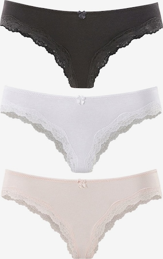 LASCANA Panty in Pink / Black / White, Item view