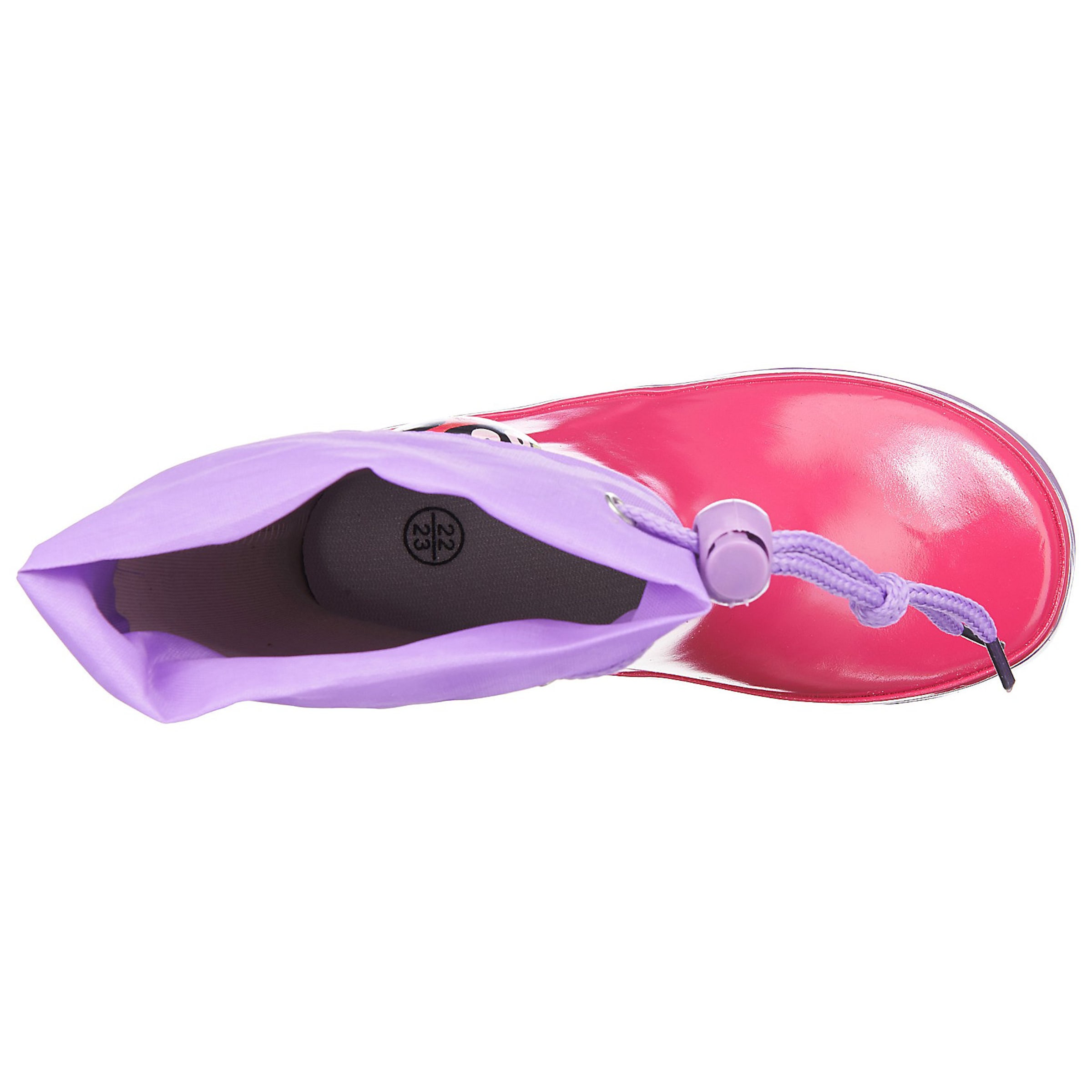 rožinė PLAYSHOES Guminiai batai 'Glückskäfer'