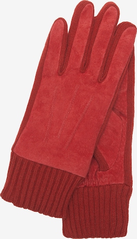 KESSLER Full Finger Gloves 'LIV' in Red: front